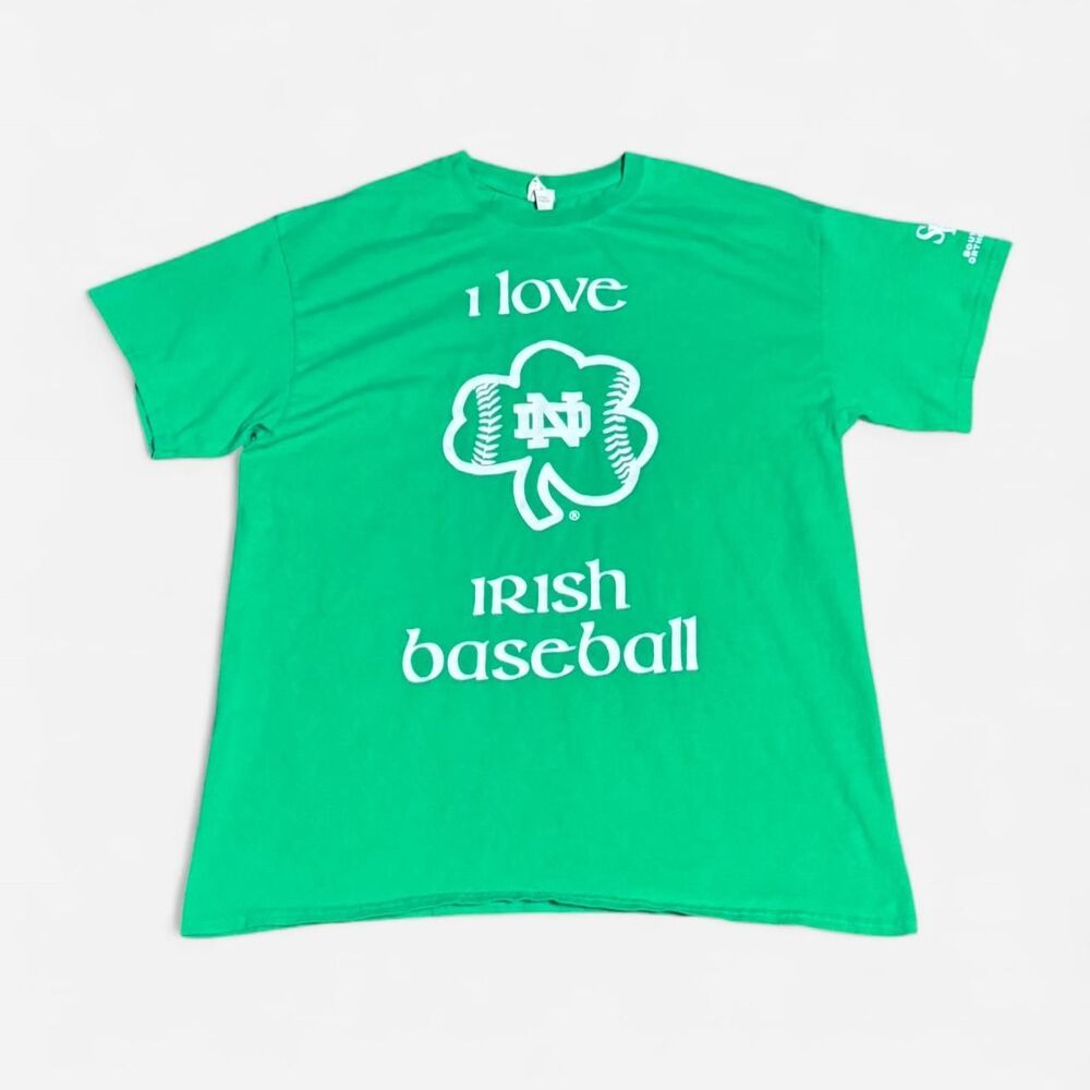 Gildan vintage green Irish baseball Large size (width 21in, length 25in) T shirt